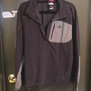 Black North Face Quarter Zip